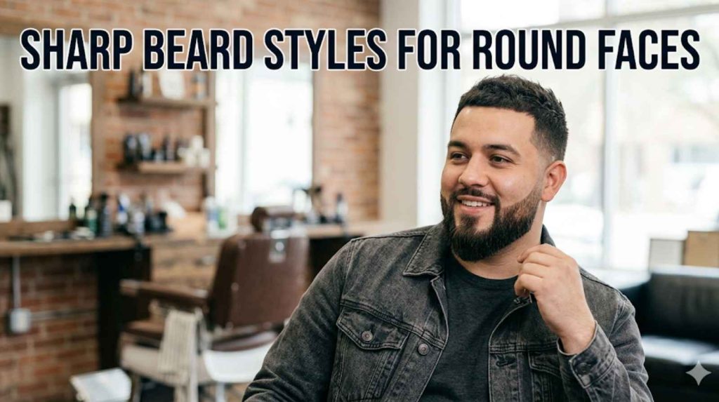 Sharp Beard Styles for Round Faces