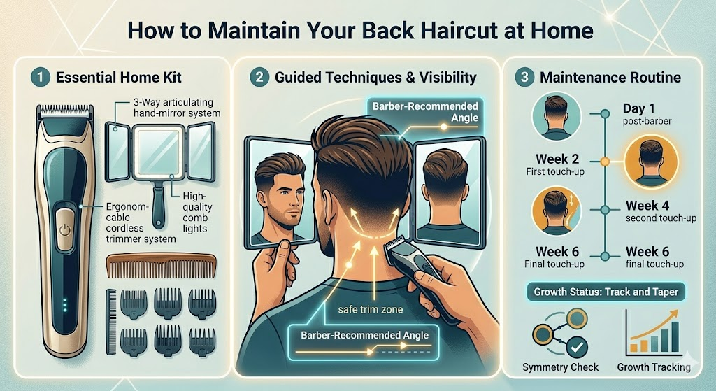How to Maintain Your Back Haircut at Home